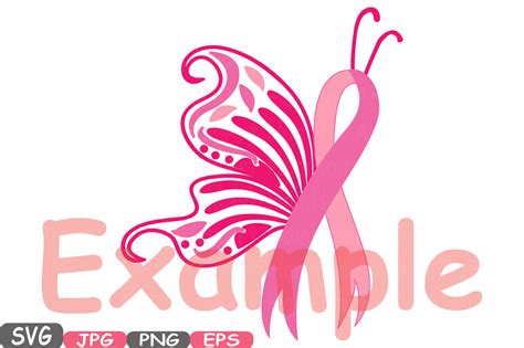 Cancer Butterfly Svg