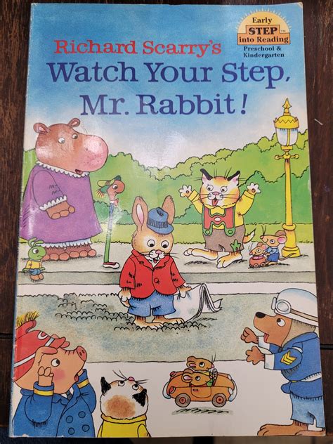 Richard Scarry's Watch Your Step, Mr. Rabbit Early STEP Into Reading ...