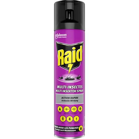 RAID Spray Anti Insectes Volants Et Rampants Chronodrive 400 Ml