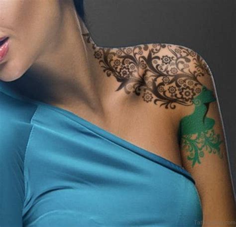 Vine Shoulder Tattoo Designs