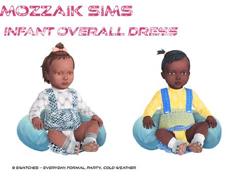 Infant Overall Dress - The Sims 4 Create a Sim - CurseForge