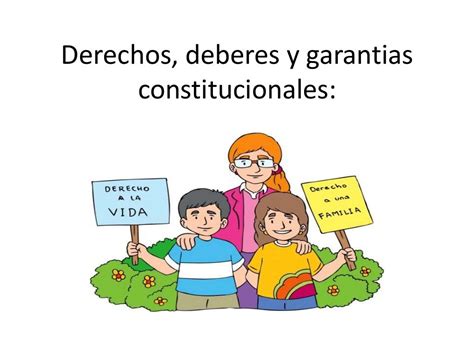 Derechos Deberes Y Garantias Constitucionales