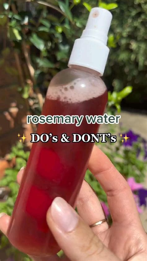 Rosemary Water For Hair Growth Artofit