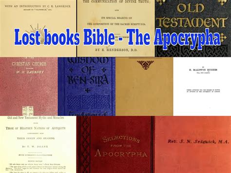 Lost Books of the Bible the Apocrypha 181 Books PDF download - Etsy