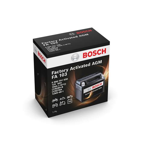 Batterie Moto Agm Bosch Fa V Ah A Yb B N B Jet Ski