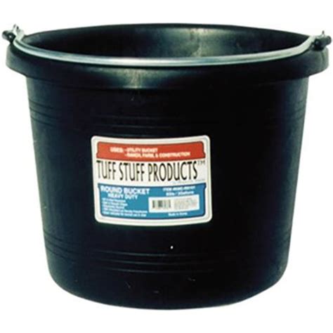 Tuff Stuff Products Rubber Round Farm Animal Feeder 9 Qt