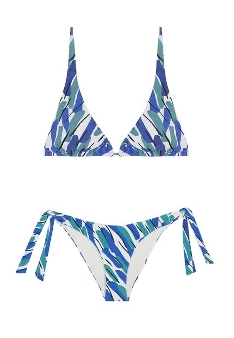 Malibú Flame tie side bikini Robin Collection