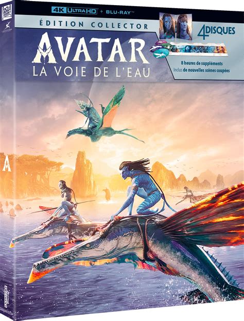 Avatar La Voie de l eau Édition Collector 4 disques Blu ray 4K