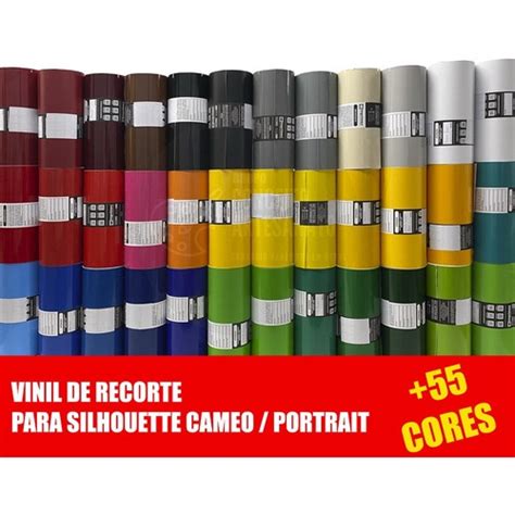 10 Folhas De Vinil Adesivo Recorte P Silhouette 30cm X 40cm Shopee