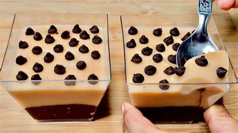 Chocolate Caramel Dessert Cup Recipe Eggless Dessert Easy No Bake