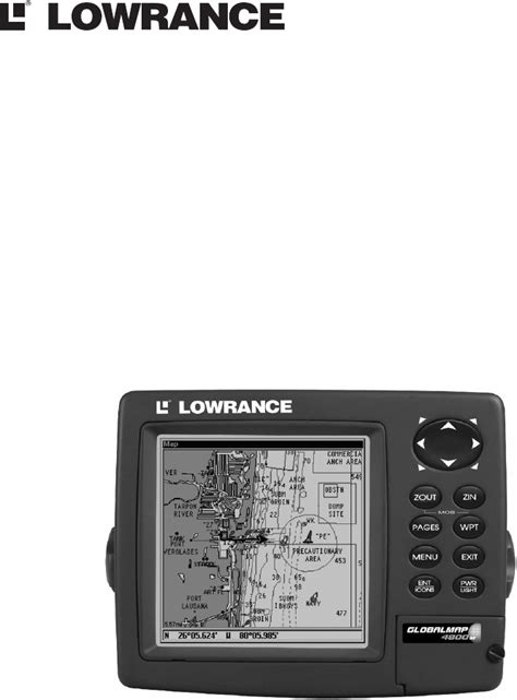 User Manual Lowrance GlobalMap 4800M English 132 Pages