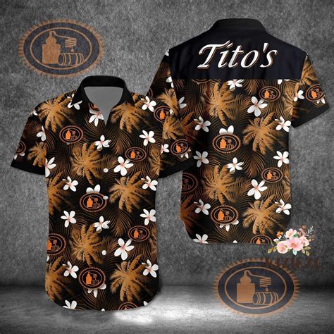 Tito Tropical Hawaiian Shirt Titos Vodka Shirt Hawaiian Etsy