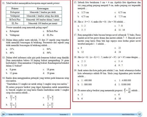 Jawaban Matematika Kelas 9 Halaman 13 Table At Soalkunci Riset