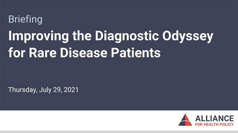 Improving The Diagnostic Odyssey For Rare Disease Patients Youtube