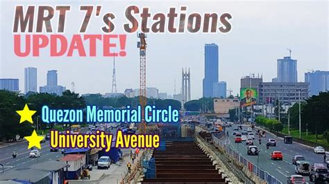 MRT 7 S Stations QMC University Avenue Update August 2019 YouTube