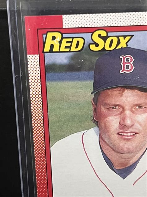 1990 Topps 245 Roger Clemens Dot Error Mint EBay