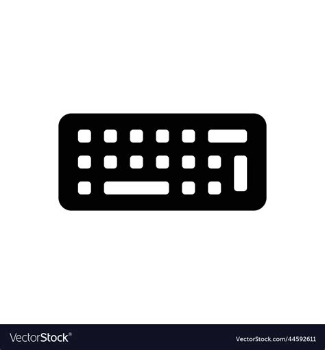 Keyboard Royalty Free Vector Image - VectorStock