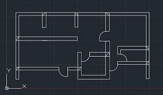 Simulasi Software Membuat Denah Rumah Menggunakan Autocad