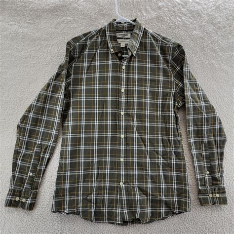 GOODTHREADS Plaid Button Down Shirt Men S S Multicolor L S Button