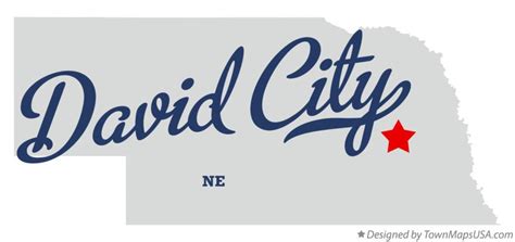 Map of David City, NE, Nebraska