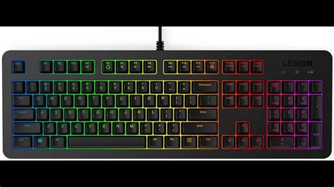 Legion K300 RGB Gaming Keyboard Unboxing Review YouTube