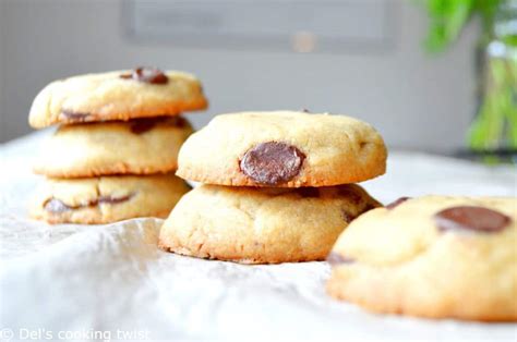 Chocolate Chip Shortbread Cookies — Dels Cooking Twist