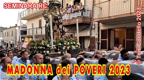 SEMINARA Madonna Dei Poveri 2023 By Toni Condello YouTube