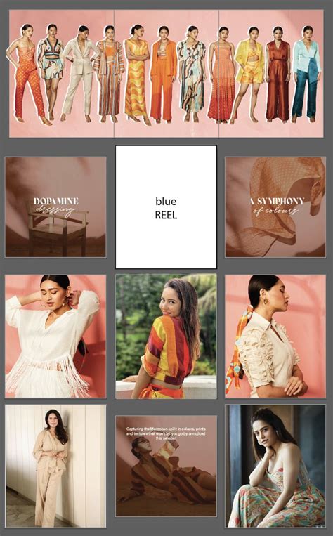 Fashion Brand Grid Instagram Grid Design Instagram Grid Instagram