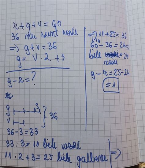 Într o urnă sunt 60 bile de 3 culori roșu galben și verde Știm că 36