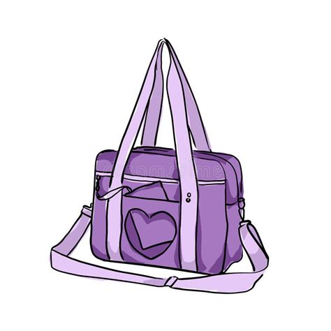 Pink Bag Cartoon Stock Illustrations 8082 Pink Bag Cartoon Stock