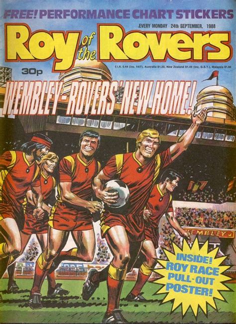 Roy Of The Rovers Comic Th September Ref Comics Roy Soccer