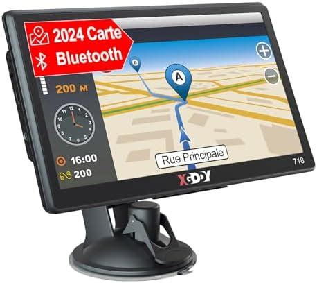 Xgody GPS Voiture Bluetooth 7 Pouces Avec Fonction Mains Libres