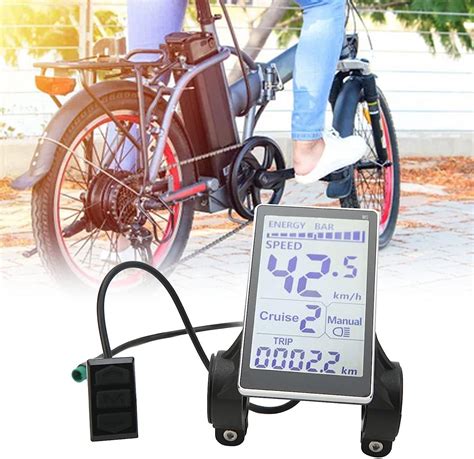 Spyminnpoo Ebike Lcd Display Pin M Panel Meter Screen For V