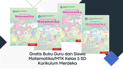 Gratis Buku Matematikamtk Kelas 5 Sd Kurikulum Merdeka Pdf