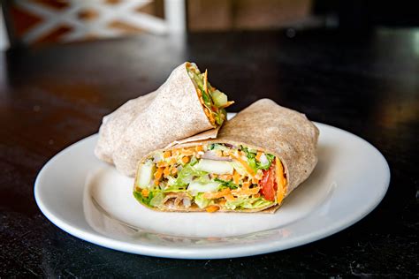 Grilled Chicken Avocado Wrap Menu Comella S