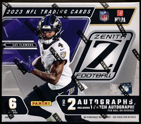 Panini Zenith Football Hobby Box Mvp Sports Cards