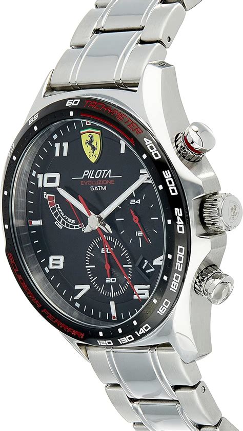 Scuderia Ferrari Montre Chronographe à Quartz pour Homme avec Bracelet