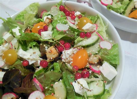 Salade printanière de légumes à la feta Quoi quon mange