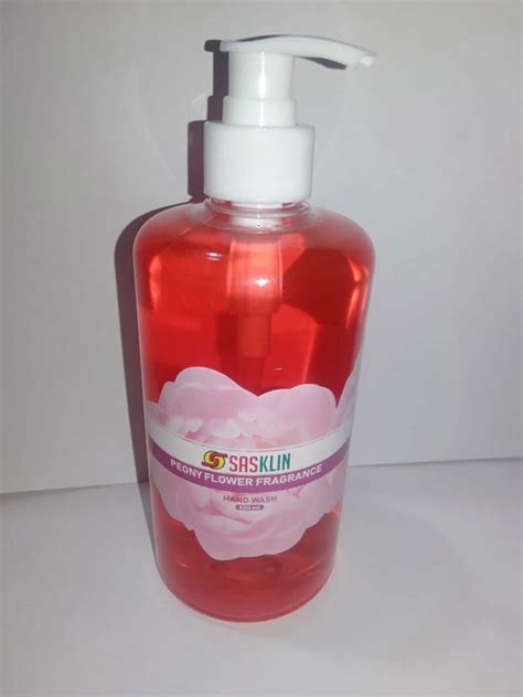 SASKLIN Hand Wash 500ml Peony Flower Fragrance