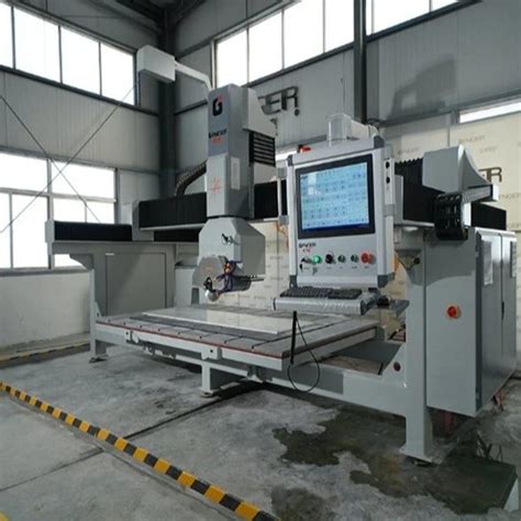 CNC Cutting And Polishing Bridge Saw Gq 3220ds 5 Axis Bridge Saw CNC