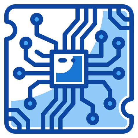 Pcb board Generic Blue icon