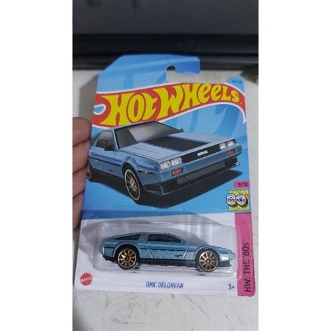 Hot Wheels Dmc Delorean Azul 2023 Shopee Brasil