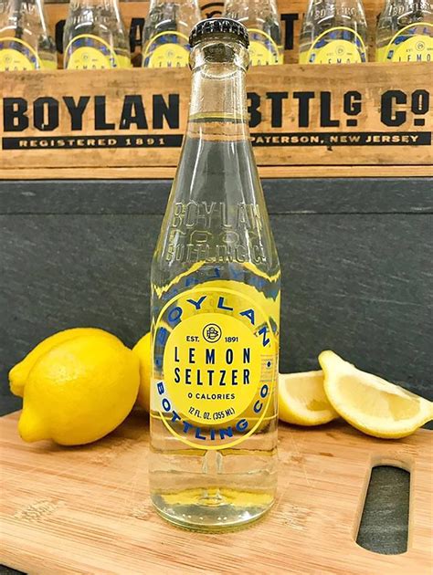 Buy Boylan Lemon Seltzer 12 Fl Oz 12 Glass Bottles Online At