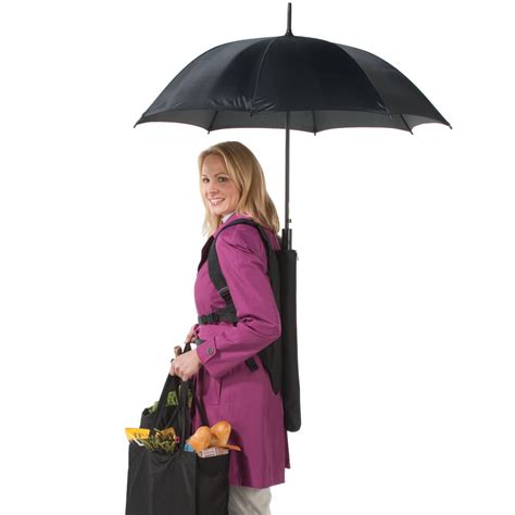 The Backpack Umbrella Hammacher Schlemmer