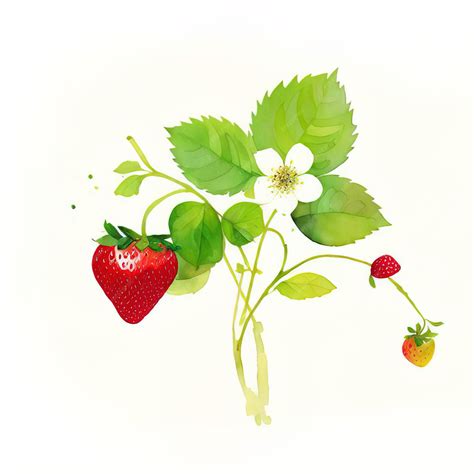 Strawberry Vine Clip Art