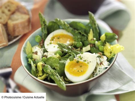 Salade printanière découvrez les recettes de Cuisine Actuelle