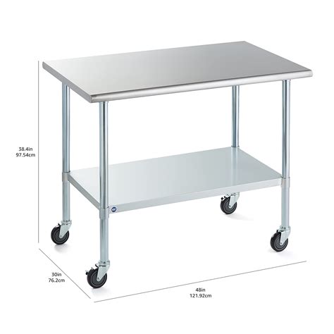 Rockpoint Stainless Steel Table For Prep Work X Inches With