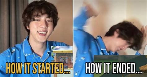 Bts S Jin Hilariously Showcases Basically Every Emotion During His