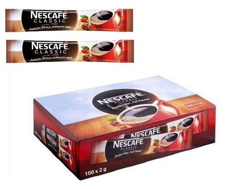 Kawa Rozpuszczalna NESCAFE CLASSIC 100 SASZETEK ERLI Pl