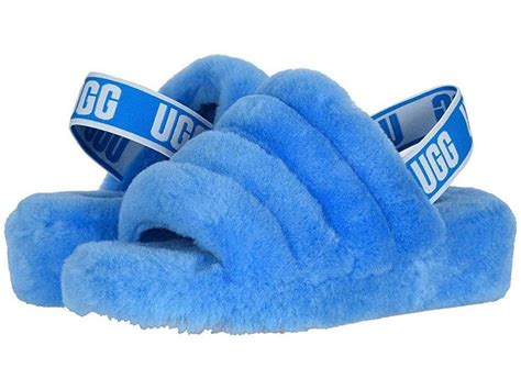 Blue Ugg Slippers In 2020 Ugg Slippers Ugg Sandals Womens Uggs